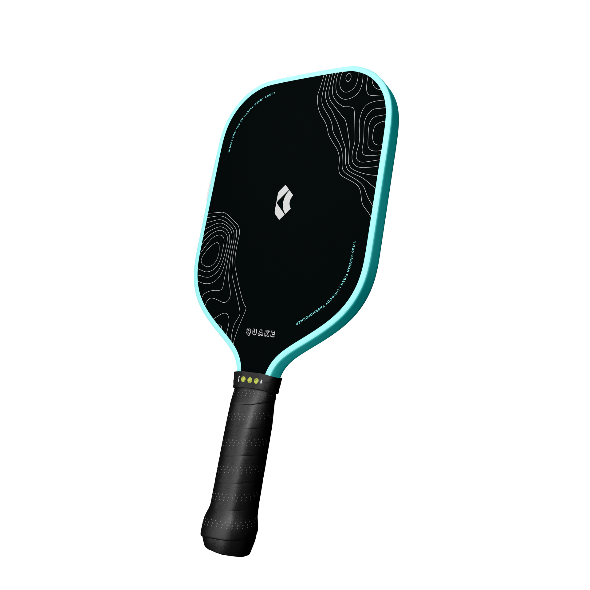 T700 Carbon Fiber Pickleball Paddle - Quake Sea Green| KOURTCRAFT